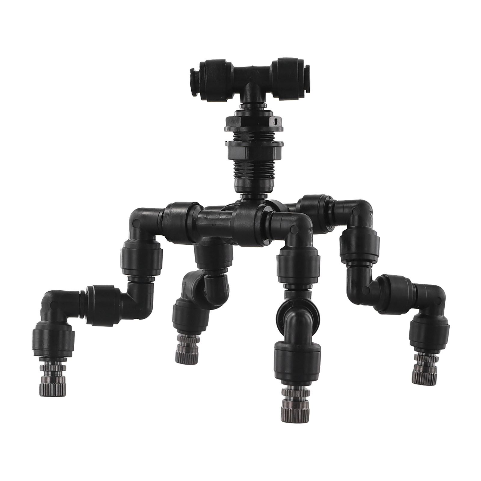 Misting Nozzle Reptile - Black Plastic 360 Rotation Misting Nozzle