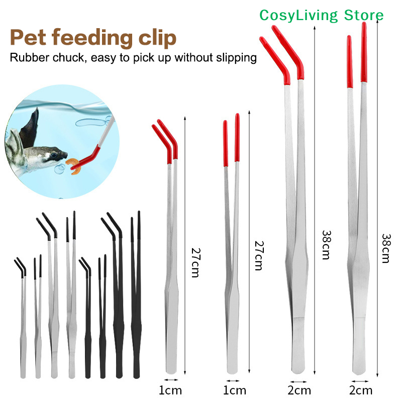 Reptile Feeding Tongs With Rub - огляд і ціна Feeding Tong Stainless