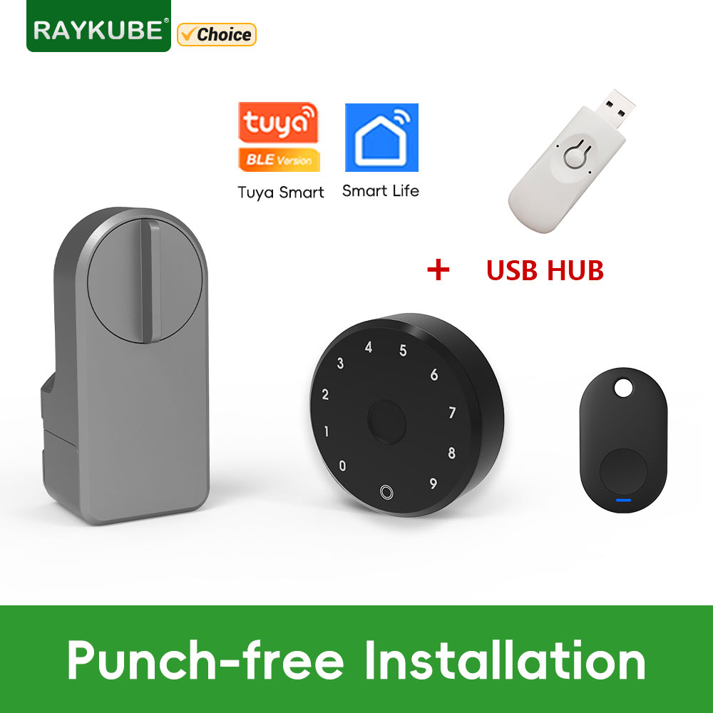 RAYKUBE A1 Pro Tuya BEL Smart  - огляд і ціна Glass Door Hinge
