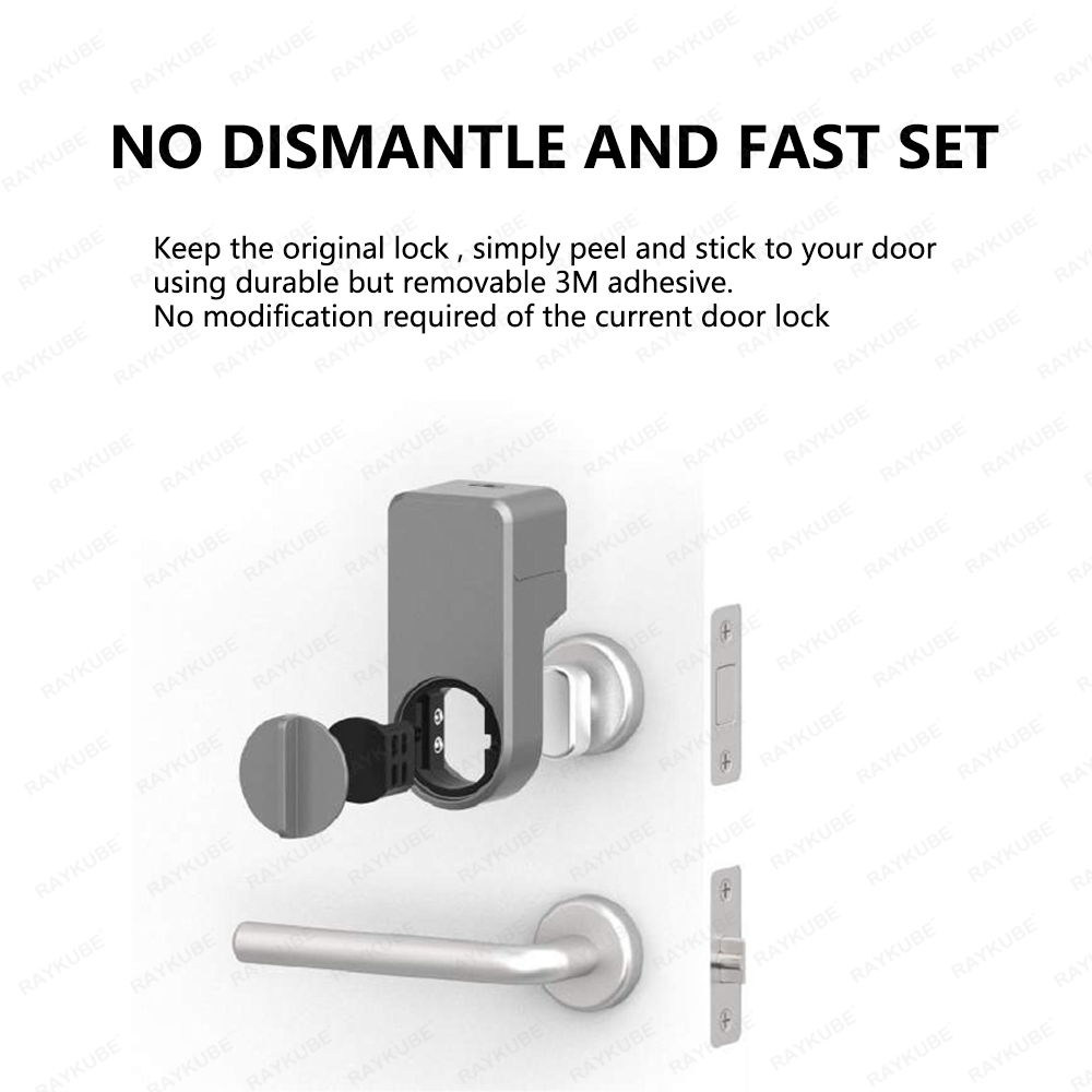 RAYKUBE A1 Pro Tuya BEL Smart  - огляд і ціна Glass Door Hinge