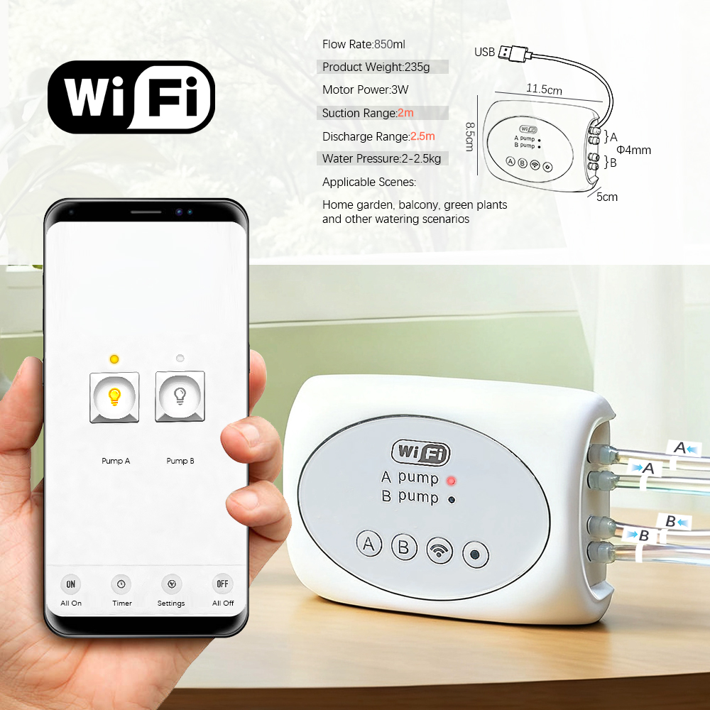 Wifi Timer Dual Outlets Pump D - огляд і ціна Timer Dual Outlet