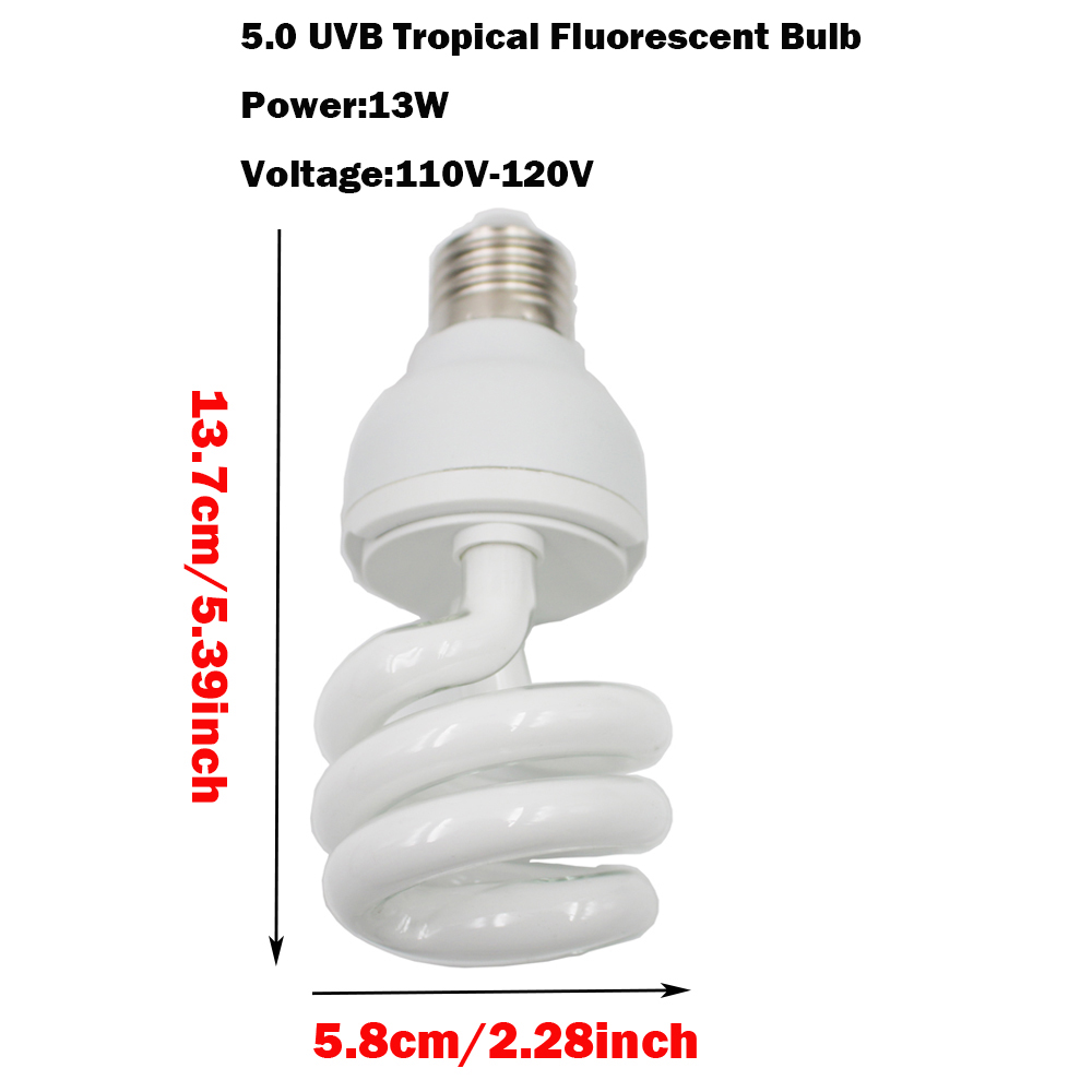 Reptile 5.0 UVB Lamp Bulb Ligh - огляд і ціна Calcium Powder Reptile