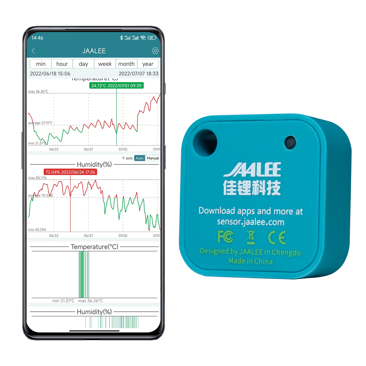 jaalee JHT Temperature/Humidit - огляд і ціна Digital Hygrometer Probe