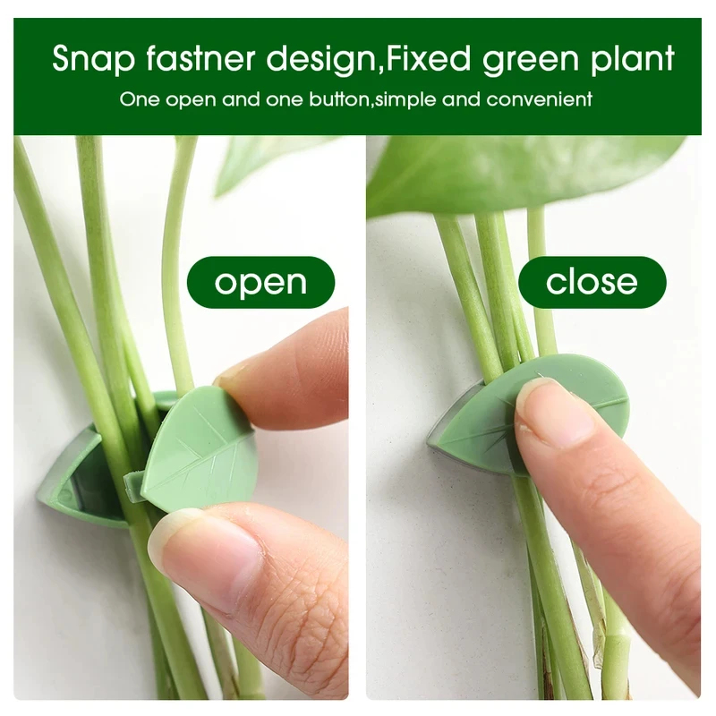 10-90pcs Plant Fixing Clip Sel - огляд і ціна Vine Climbing Plastic