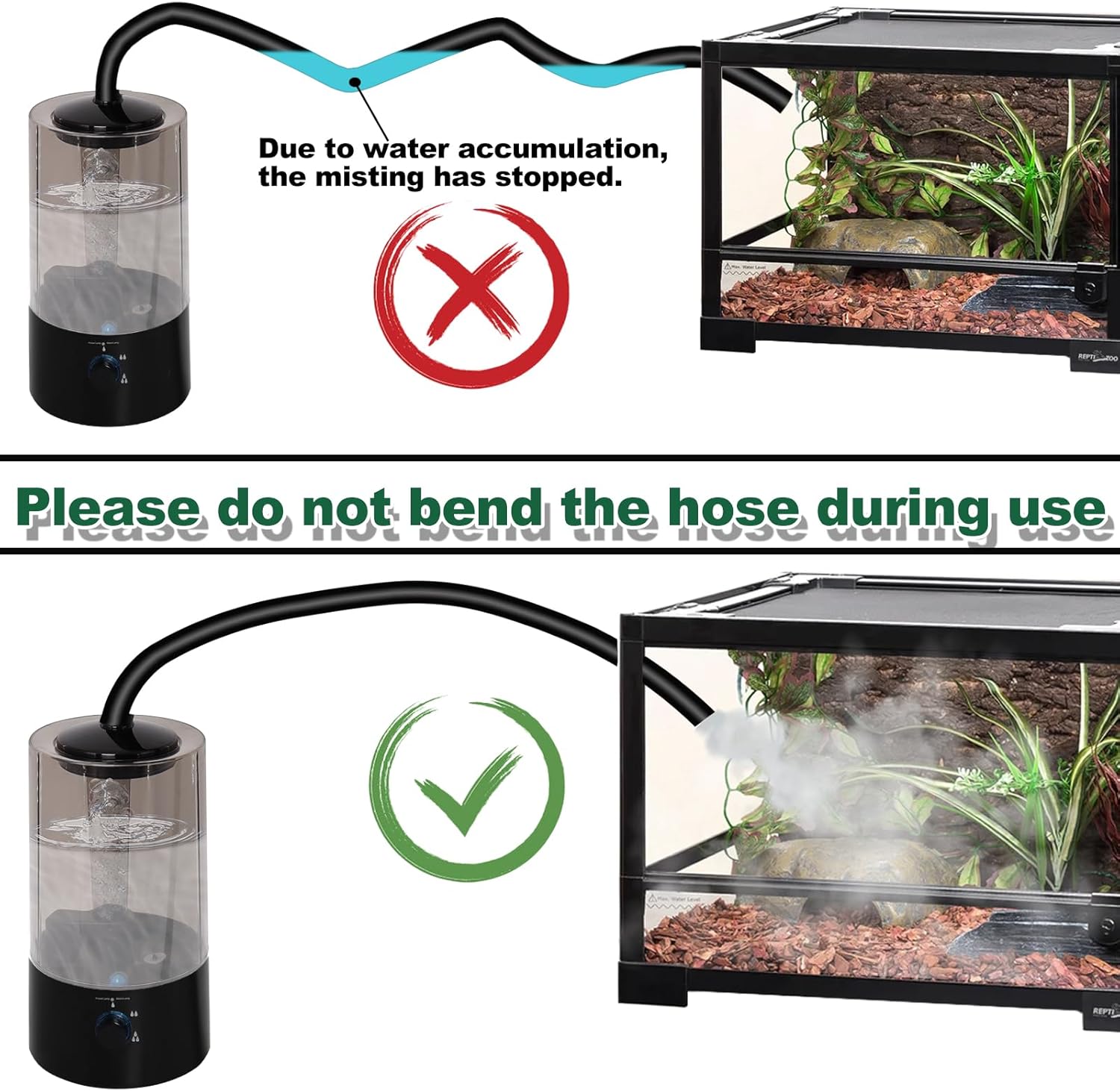 Reptile Humidifier Terrarium F - огляд і ціна Terrarium Fogger Ultrasonic