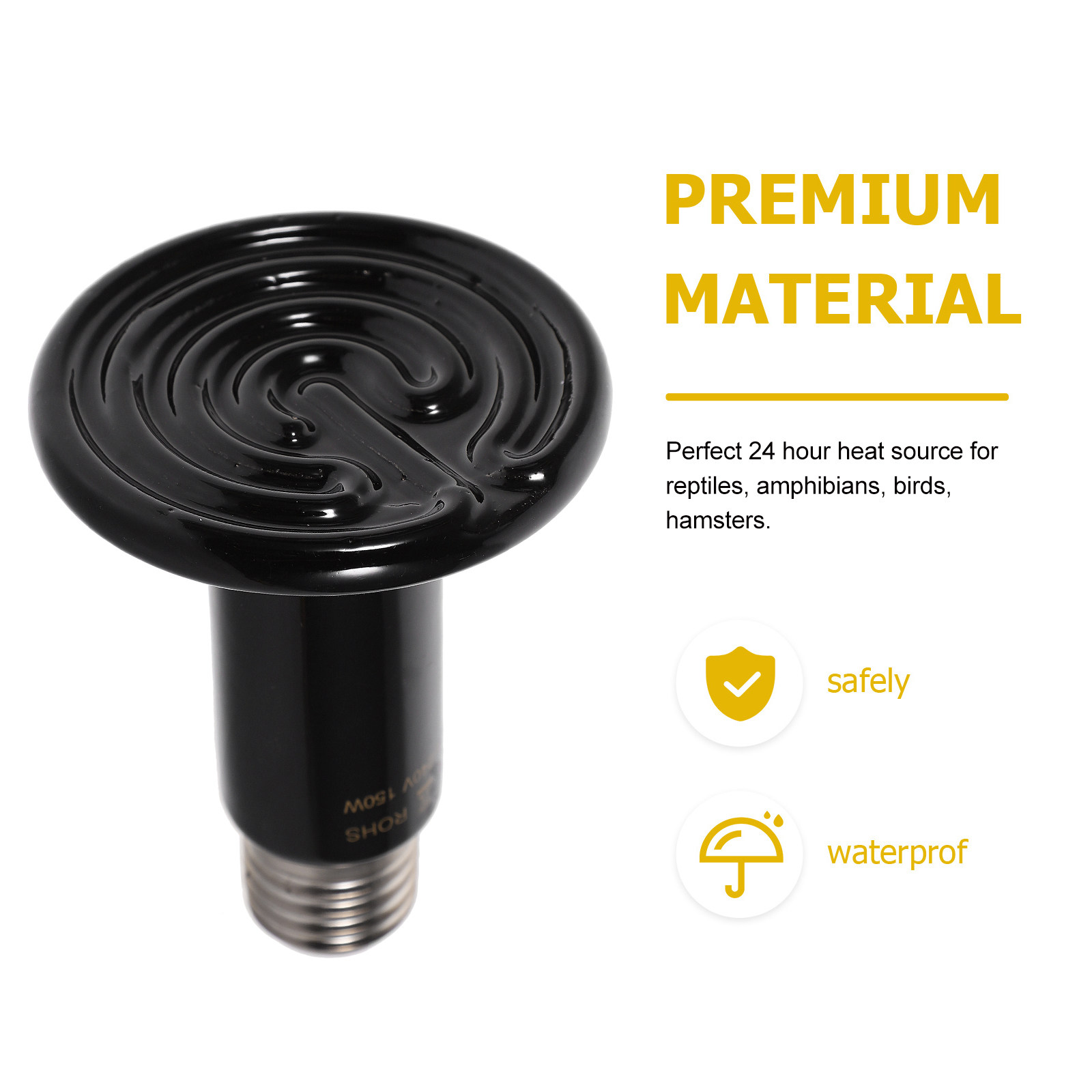 1Pcs Solid Ceramic Heater Lamp - огляд і ціна Ceramic Heat Emitter