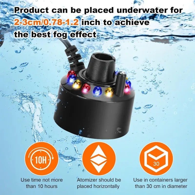 Ultrasonic Atomizer Mist Maker - огляд і ціна Terrarium Fogger Ultrasonic