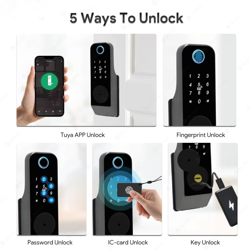 Waterproof Fingerprint Lock Tu - огляд і ціна Glass Door Hinge
