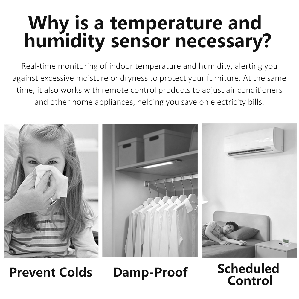 Zigbee Temperature Humidity Se - огляд і ціна Digital Hygrometer Probe