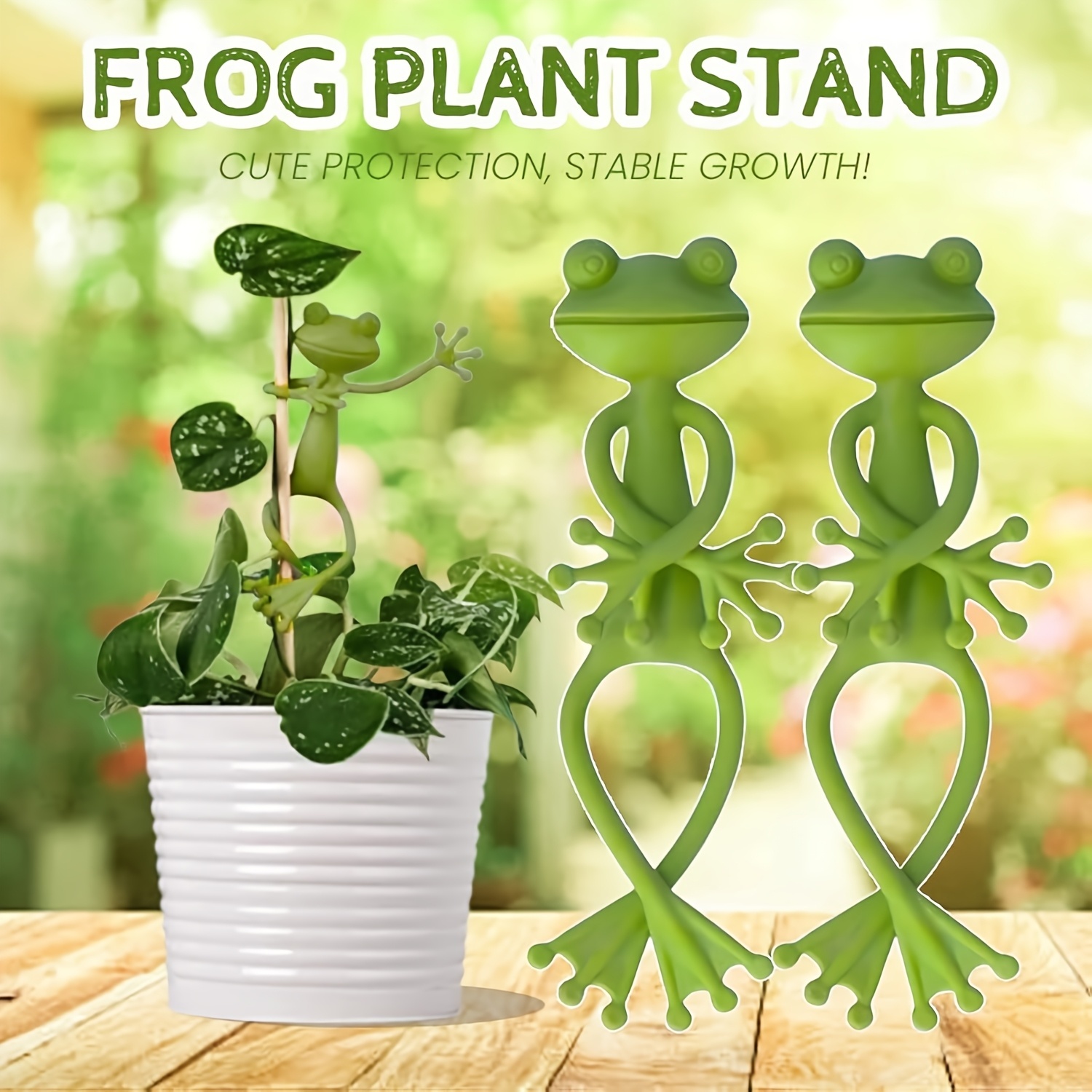 Creative Green Frog Plant Fixi - огляд і ціна Vine Climbing Plastic