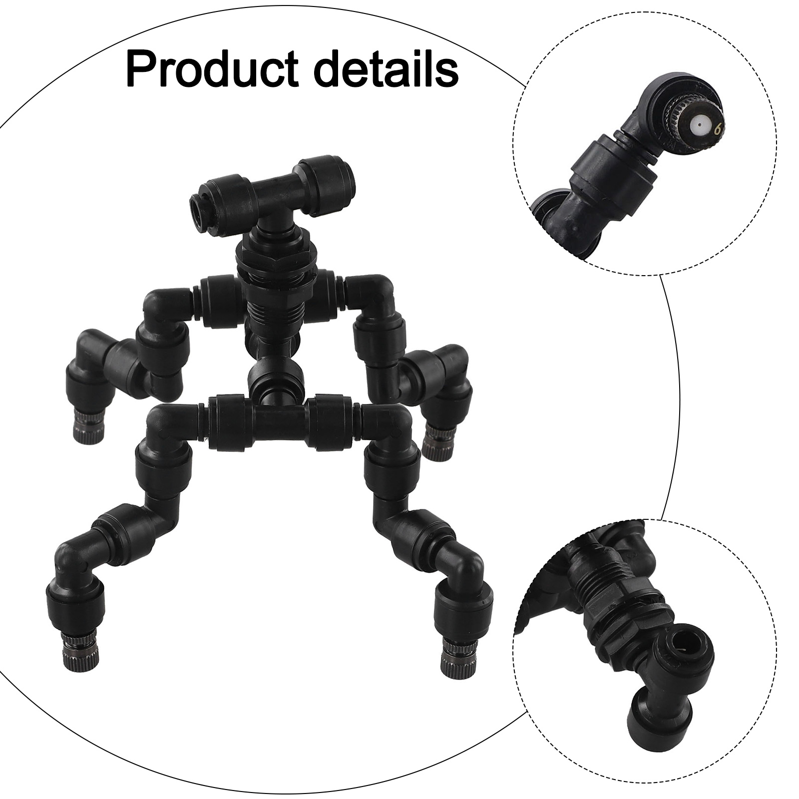 Black Plastic 360 Rotation Mis - огляд і ціна Misting Nozzle Reptile
