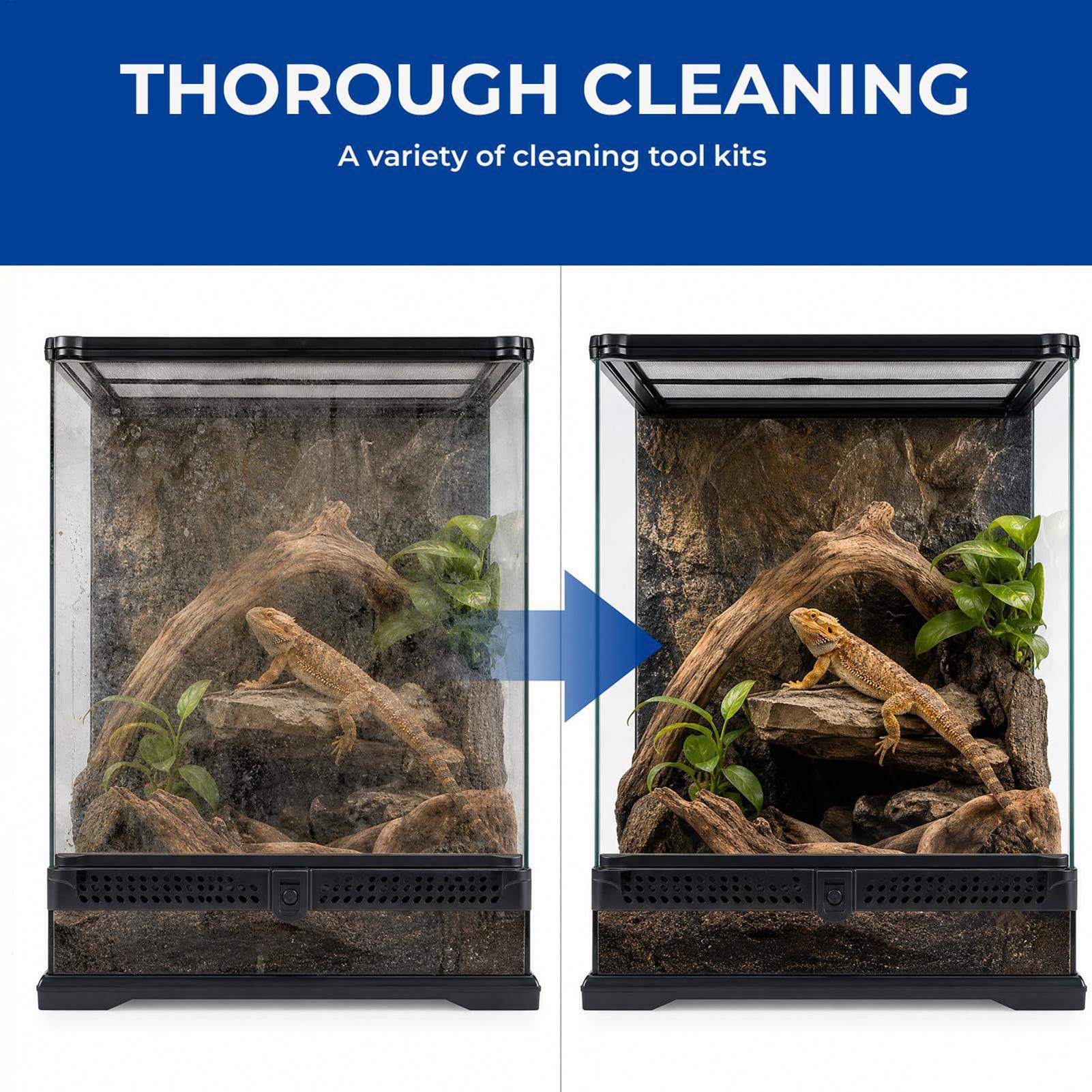 Bearded Dragon Tank Cleaning K - огляд і ціна Feeding Tong Stainless