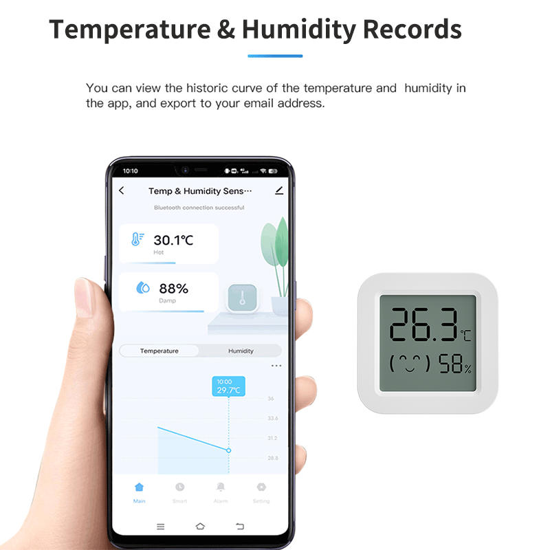 Tuya Zigbee Temperature Humidi - огляд і ціна Digital Hygrometer Probe