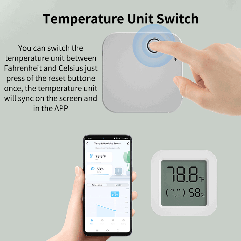 Tuya Zigbee Temperature Humidi - огляд і ціна Digital Hygrometer Probe
