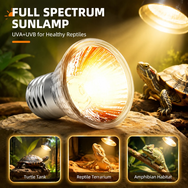 Multi-use Pet Basking Heat Lam - огляд і ціна Calcium Powder Reptile