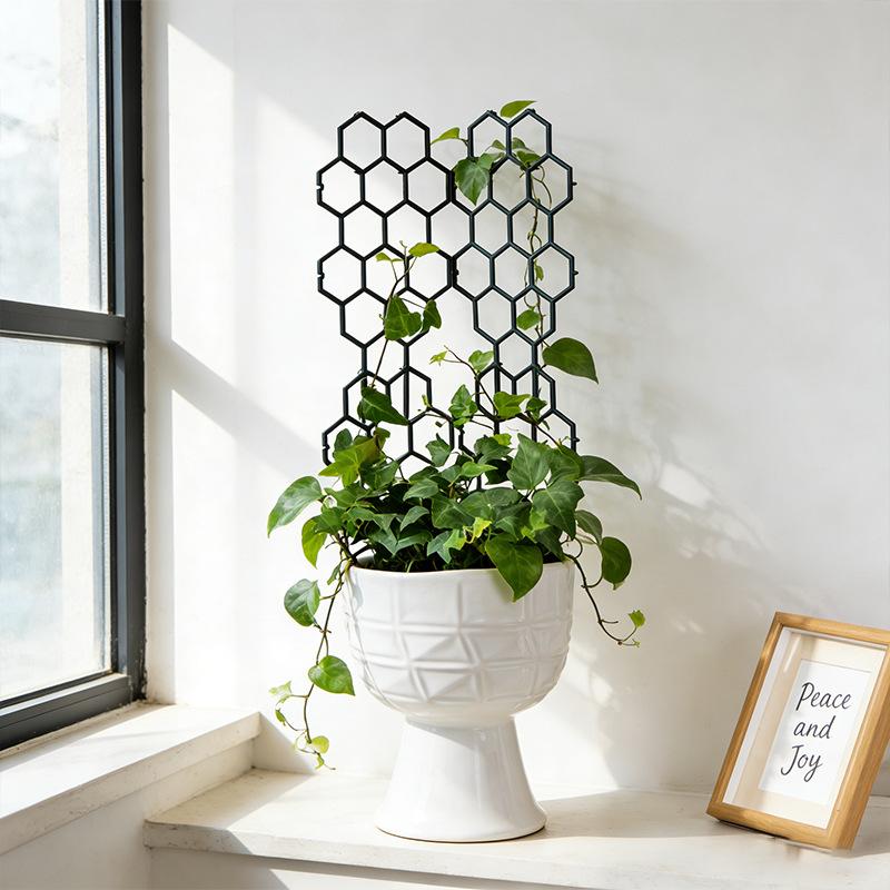 1/5Pcs Honeycomb Design Plant  - огляд і ціна Vine Climbing Plastic