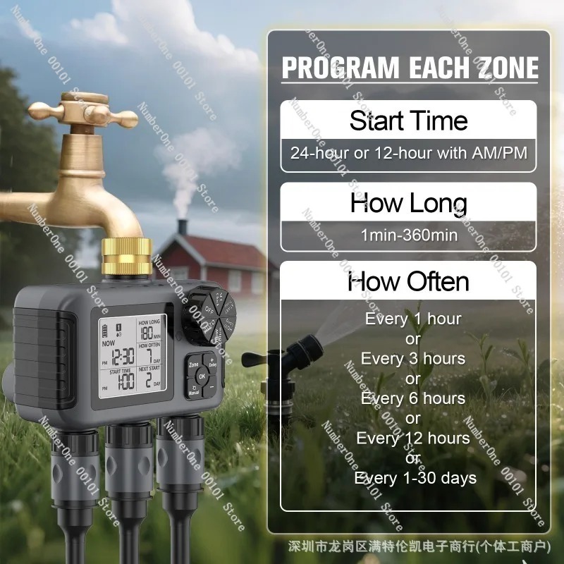 3 Outlet Large Screen Automati - огляд і ціна Timer Dual Outlet