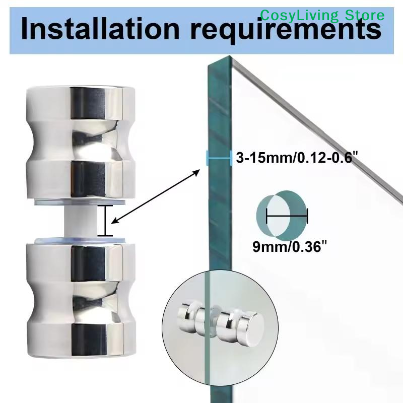 [CL]Stylish Shower Glass Door  - огляд і ціна Glass Door Hinge