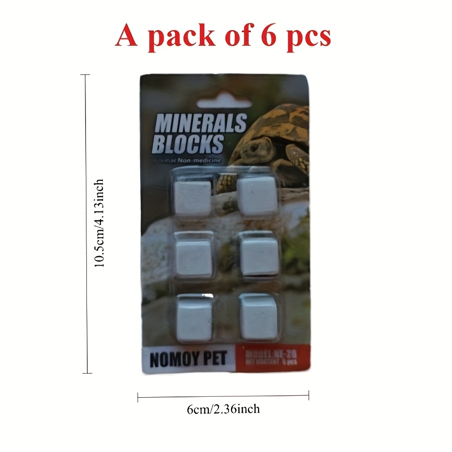 6 Pcs Fish Tank Calcium Block  - огляд і ціна Calcium Powder Reptile