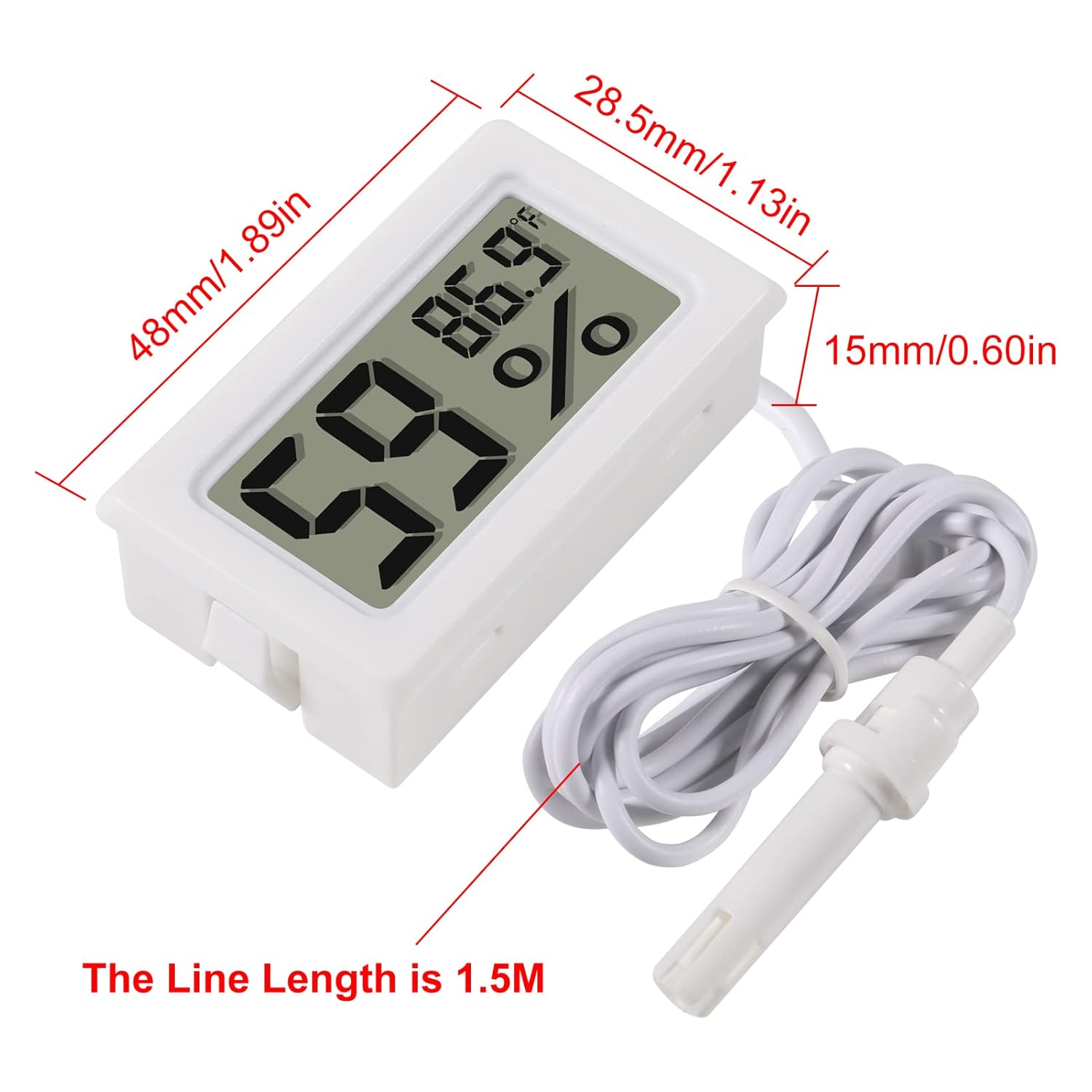 2pcs Mini Digital Hygrometer T - огляд і ціна Digital Hygrometer Probe