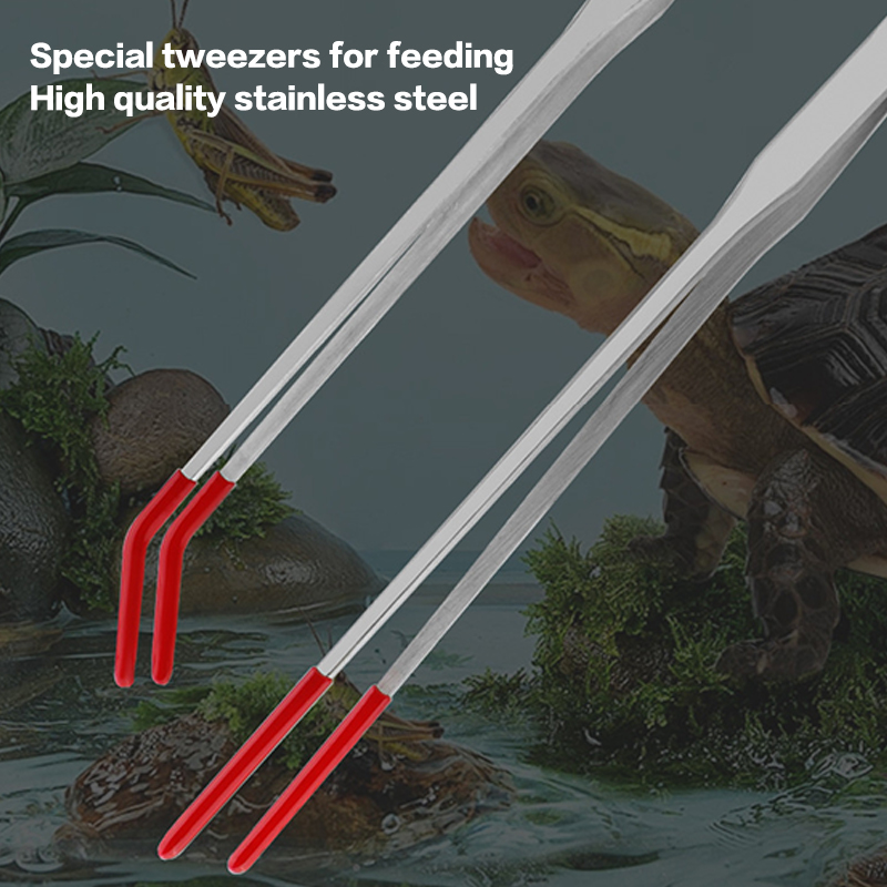 Stainless Steel Reptile Feedin - огляд і ціна Feeding Tong Stainless