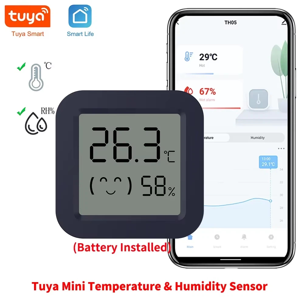 BT Temperature Humidity Sensor - огляд і ціна Digital Hygrometer Probe