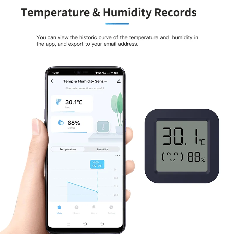 BT Temperature Humidity Sensor - огляд і ціна Digital Hygrometer Probe