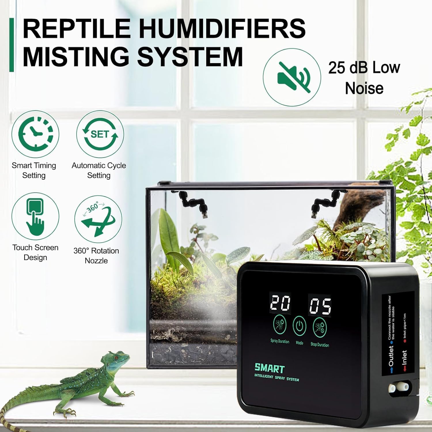 Reptile Humidifiers Smart Mist - огляд і ціна Misting Nozzle Reptile