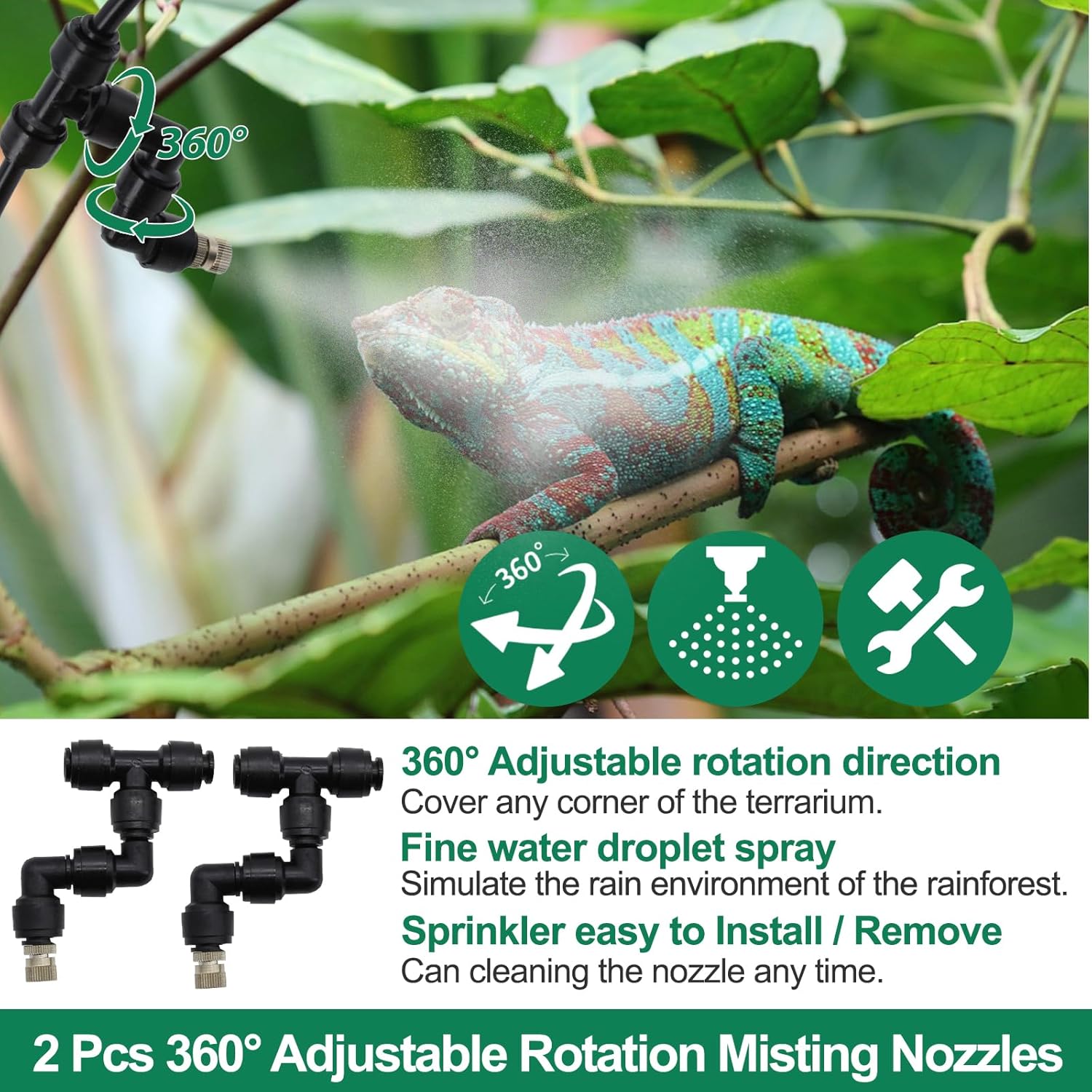Reptile Humidifiers Smart Mist - огляд і ціна Misting Nozzle Reptile