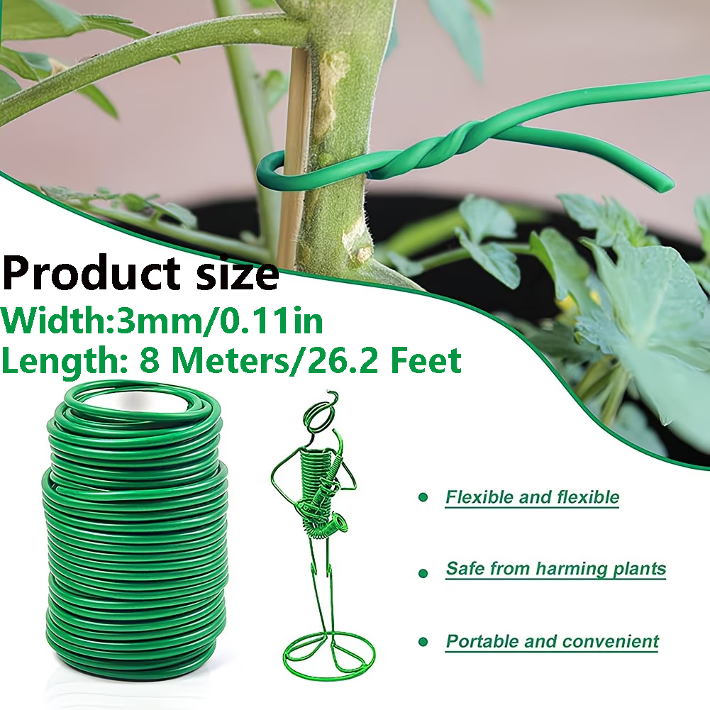 1Roll Heavy-Duty Garden Cable  - огляд і ціна Vine Climbing Plastic