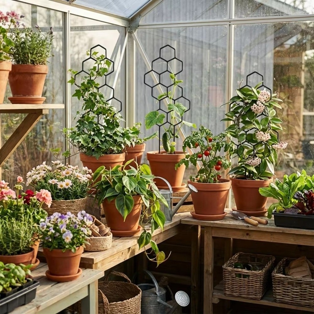 Honeycomb Design Plant Trellis - огляд і ціна Vine Climbing Plastic