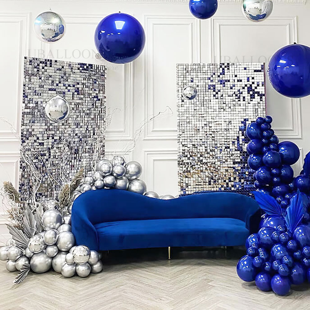 Silver Sequin Wall Backdrop Pa - огляд і ціна Pvc Panel Background