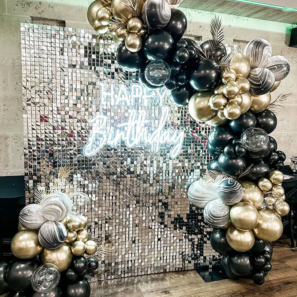 Silver Sequin Wall Backdrop Pa - огляд і ціна Pvc Panel Background