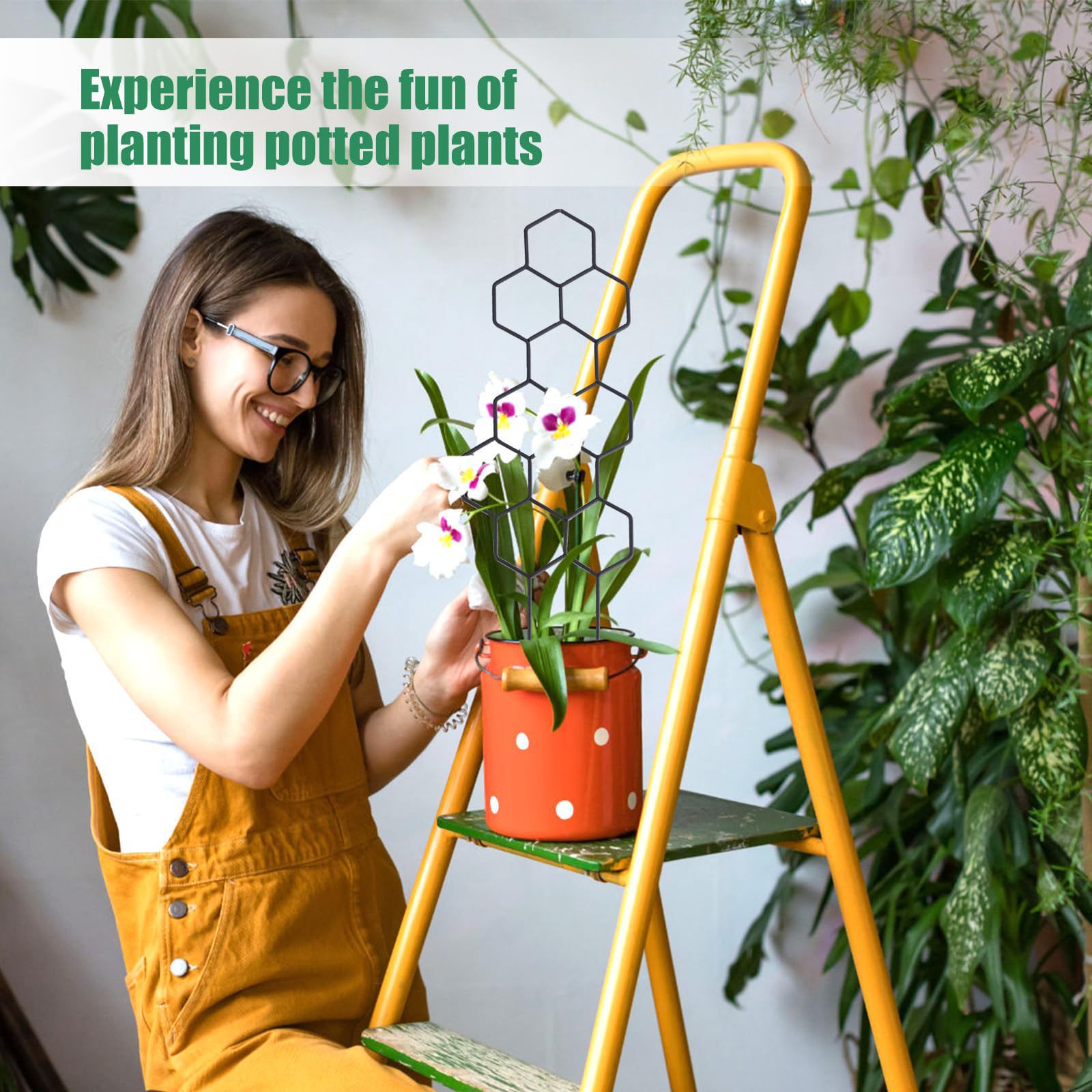 1PC Honeycomb Design Plant Tre - огляд і ціна Vine Climbing Plastic