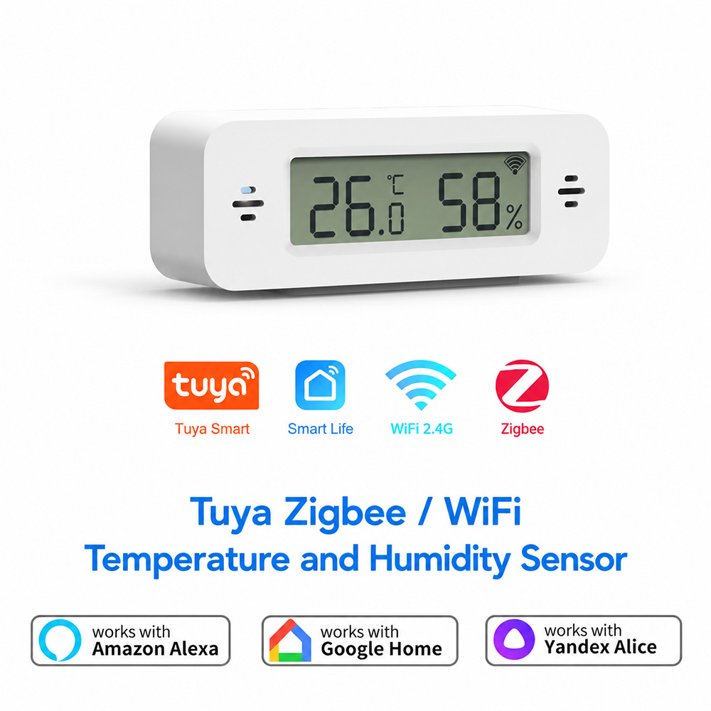 Tuya Zigbee WiFi Mini Temp & H - огляд і ціна Digital Hygrometer Probe