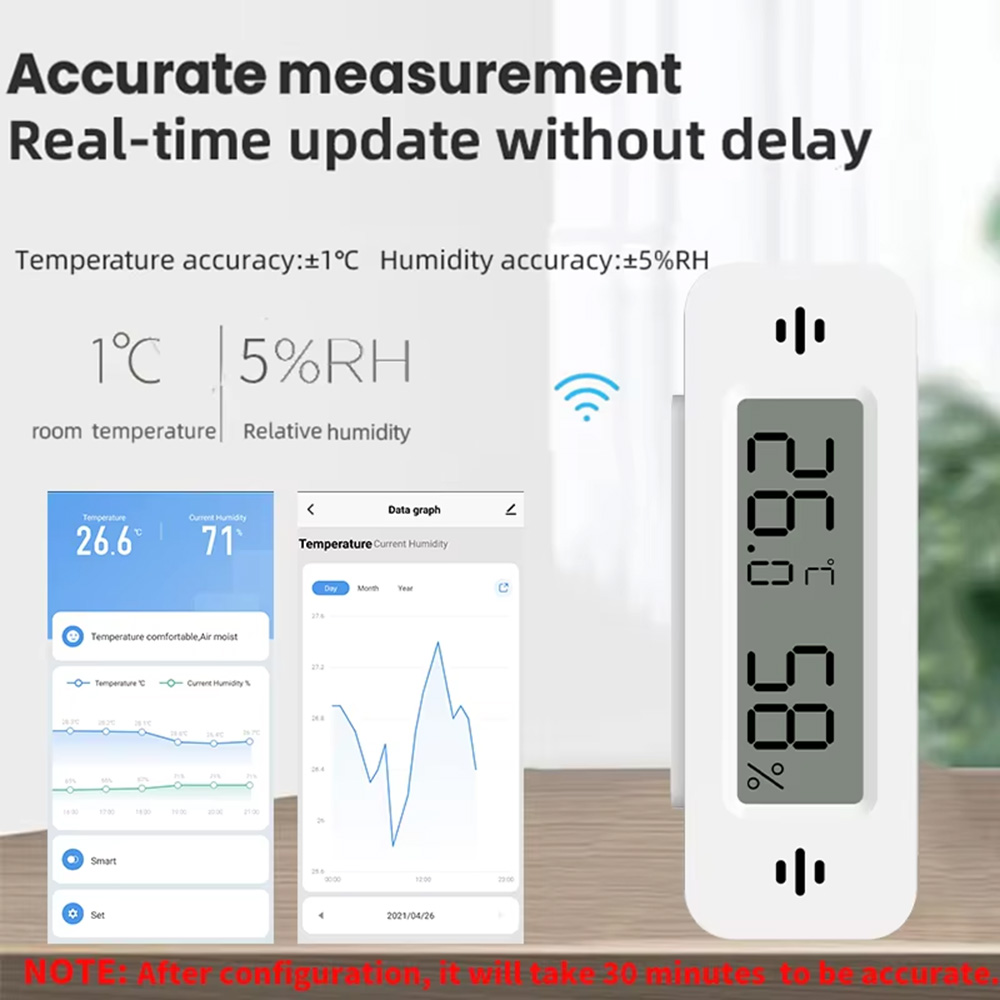 Tuya Zigbee WiFi Mini Temp & H - огляд і ціна Digital Hygrometer Probe