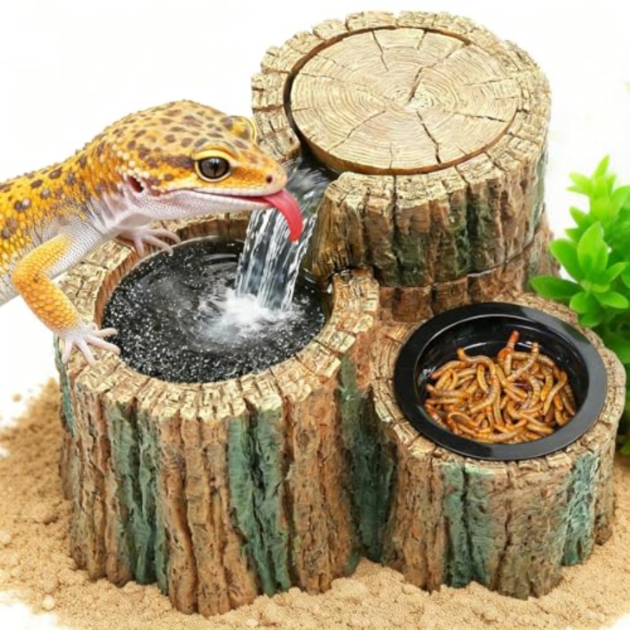 2 in 1 Reptile Water Fountain  - огляд і ціна Water Dish Reptile