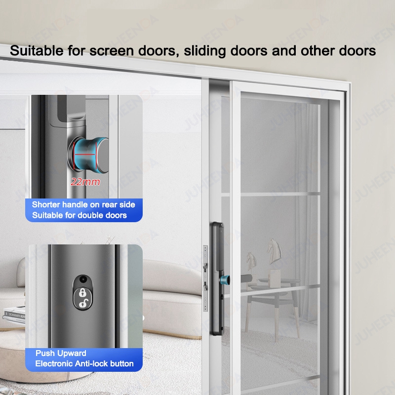TTLock App Smart Aluminum Door - огляд і ціна Glass Door Hinge